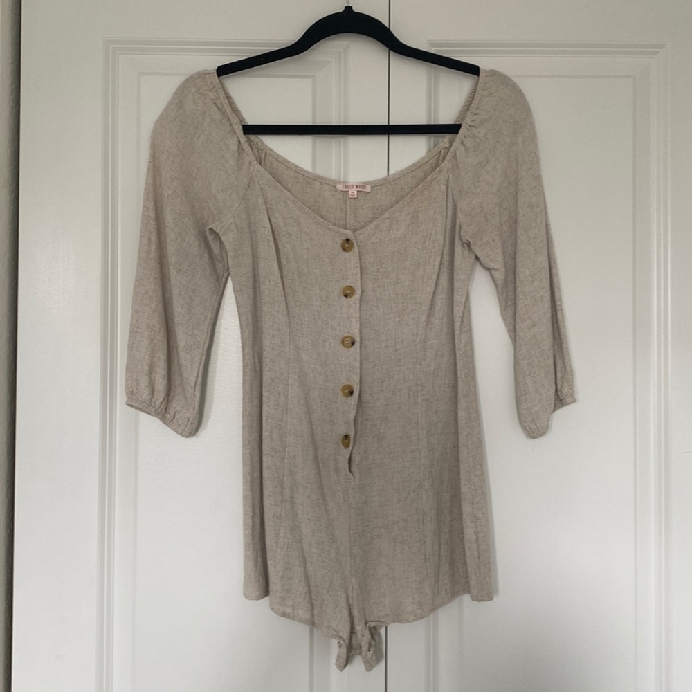 Fall romper ready for adventure